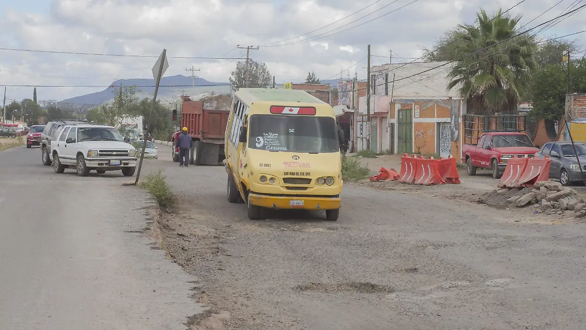 Una vez que no haya impedimento judicial, el gobierno municipal iniciará con la obra.  Foto César Ortiz  El Sol de San Juan del Río.